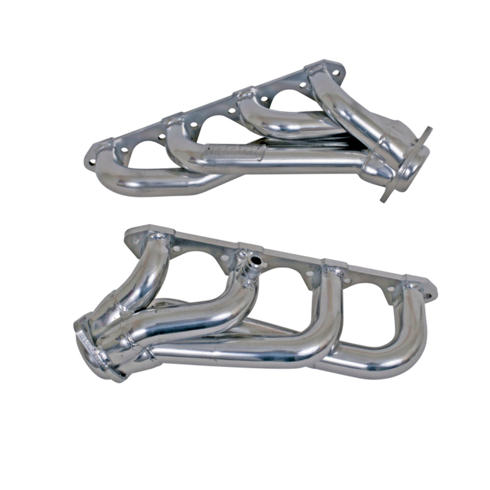 Fits 1994-1995 Mustang 5.0 1-5/8 Shorty Un Equal Length Headers-Silver-15250 - Car Part People