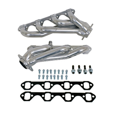 Fits 1994-1995 Mustang 5.0 1-5/8 Shorty Un Equal Length Headers-Silver-15250 - Car Part People