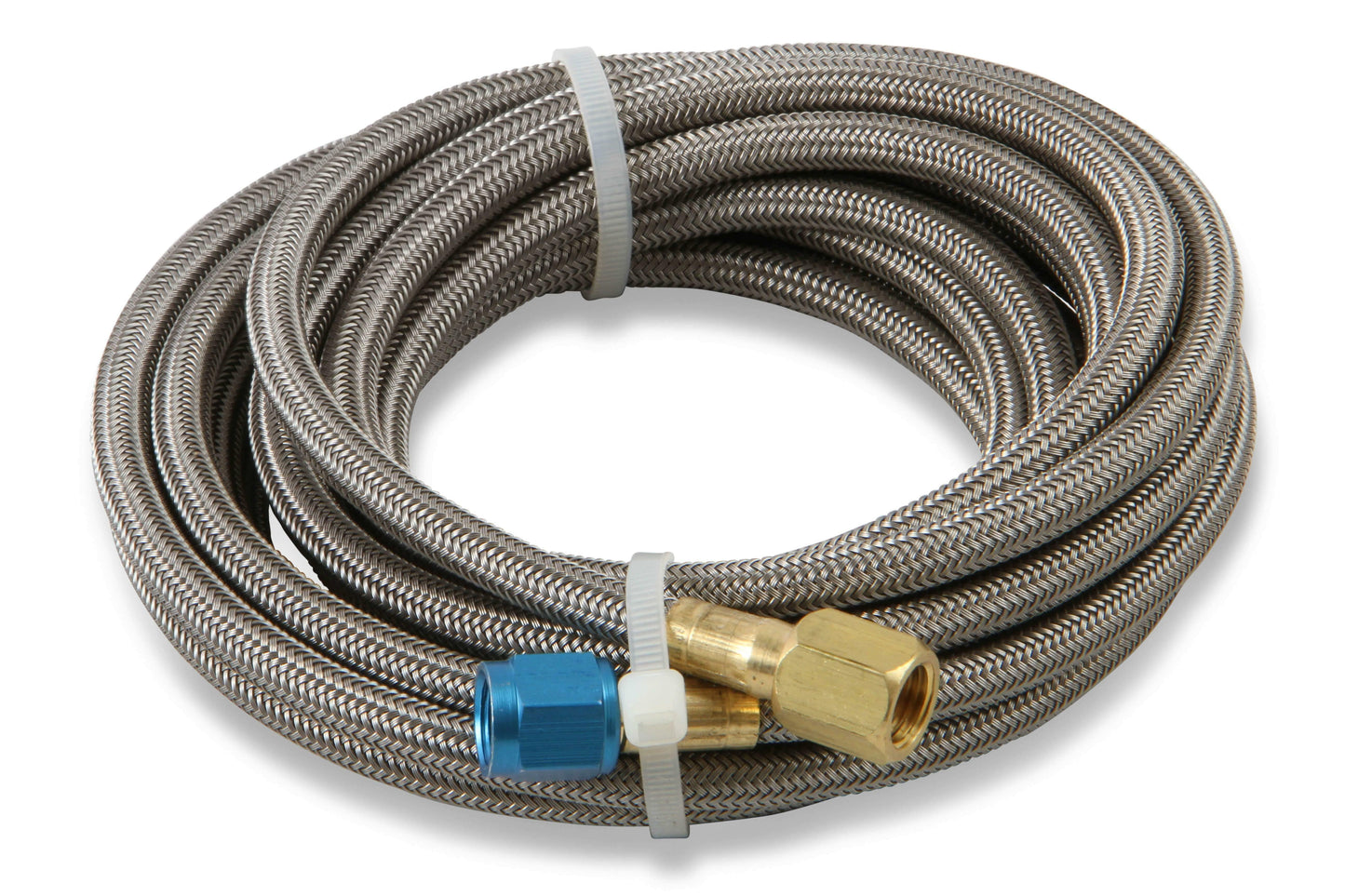NOS 15295NOS NOS Stainless Steel Braided Hose -4AN 14-foot Blue