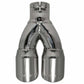 Flowmaster 15307 Exhaust Tip - 3.00 in. Dual Angle Cut Polished SS Fits 2.50 in.