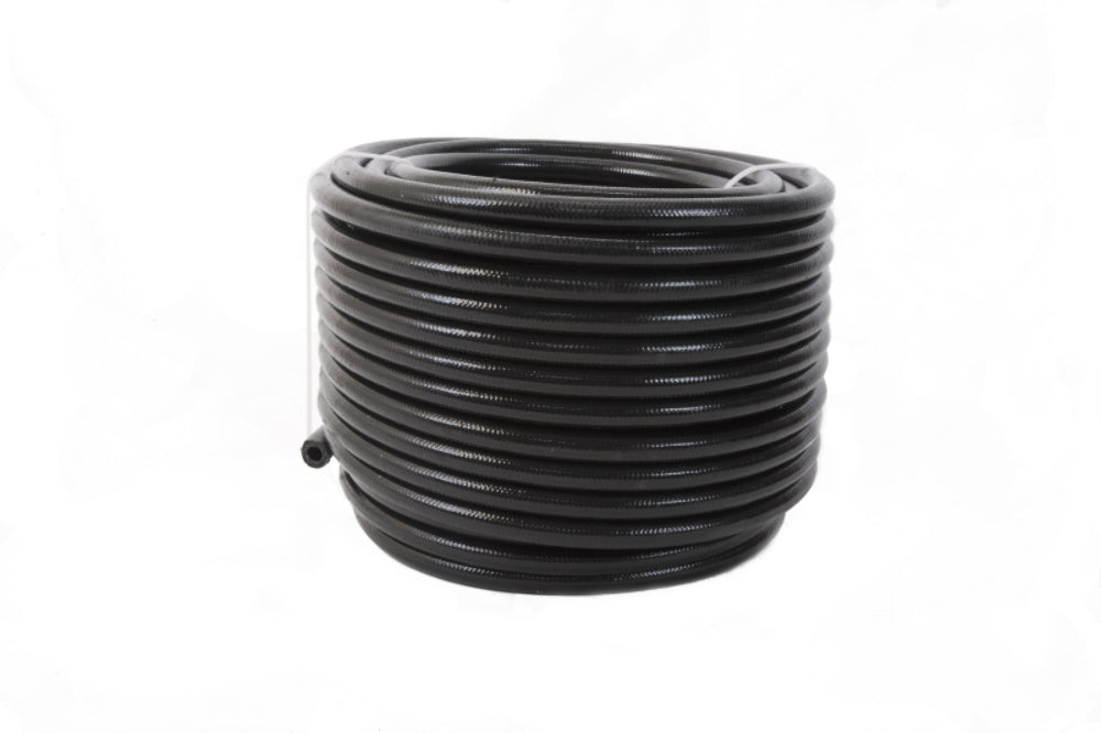 Aeromotive 15335 Braided Stainless Steel PTFE Fuel Line; Black Jacketed - Universal Fuel Line Car Part People
