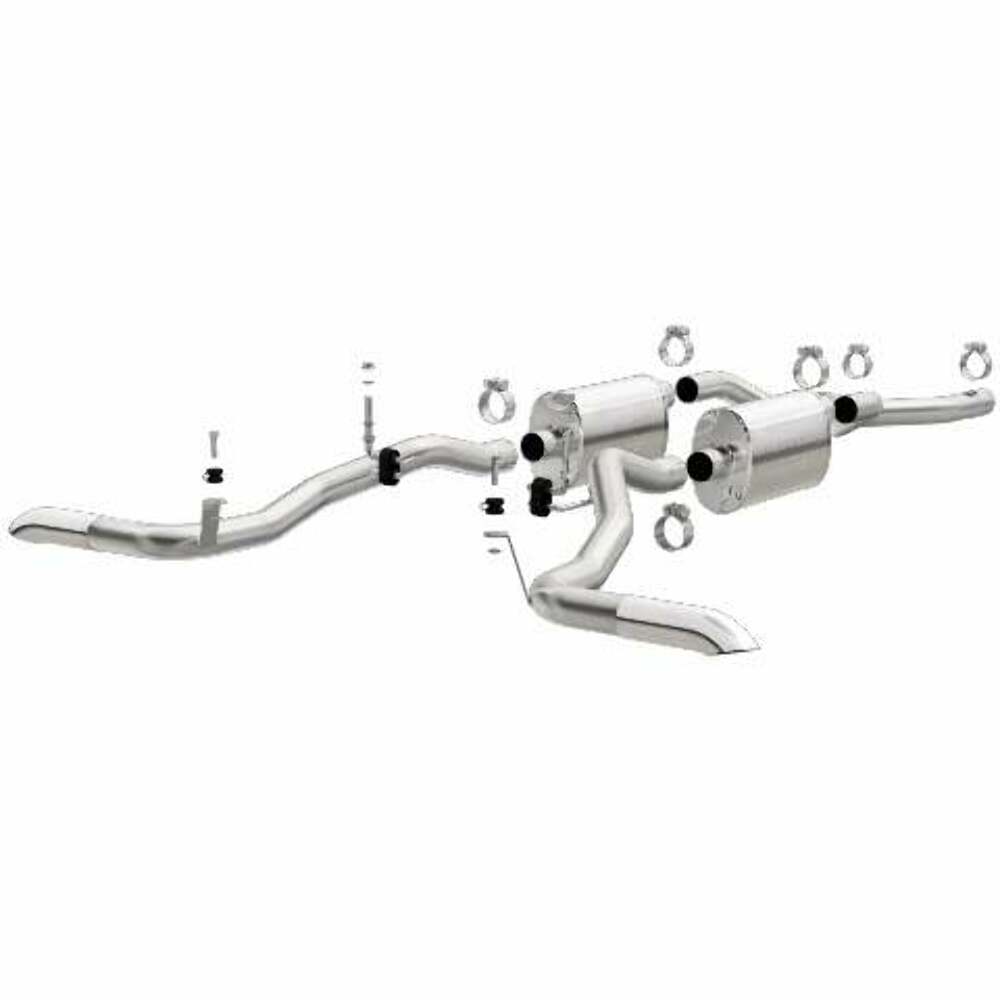 1966-1977 Ford Bronco System Street Crossmember-Back 15344 Magnaflow - Crossmember Back Exhaust Car Part People