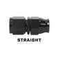 Aeromotive 15350 Hose End, PTFE, Black Anodized, Fitting Angle: Straight