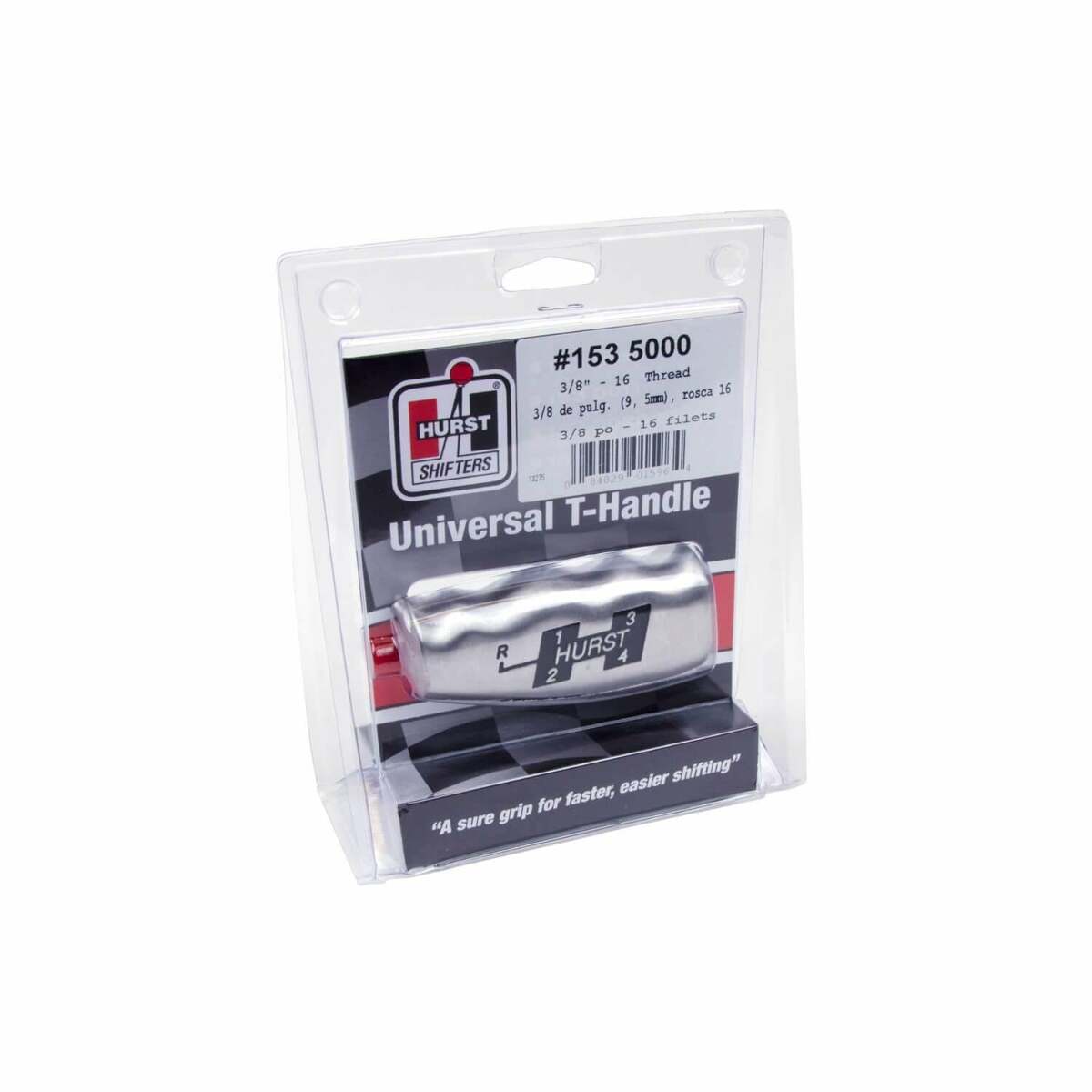Hurst T-Handle - Brushed 4-Speed Pattern - 1535000