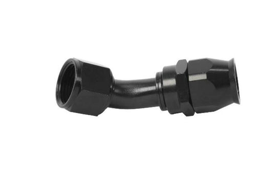 Aeromotive 15351 Hose End, PTFE, Black Anodized, Straight, 45, 90, 180 - Fuel Hose Ends Car Part People
