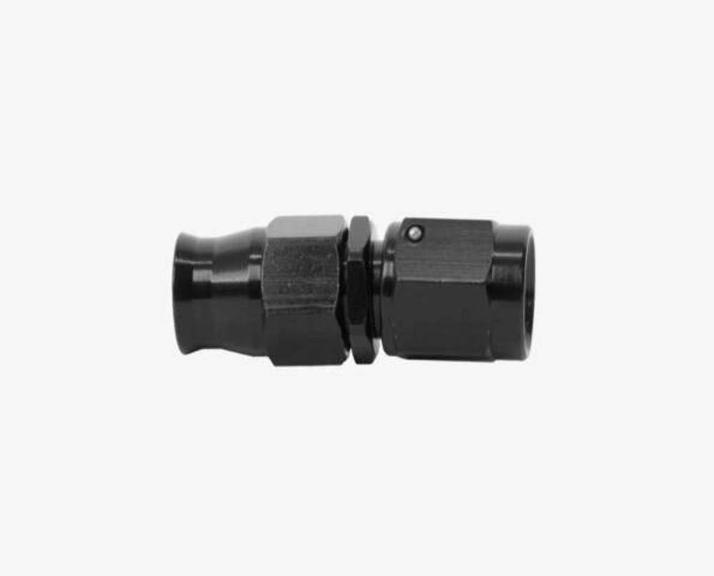 Aeromotive 15359 Hose End, PTFE, Black Anodized, Fitting Angle: Straight