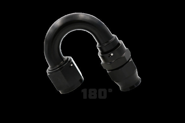 Aeromotive 15363 Hose End, PTFE, Black Anodized, Straight, 45, 90, 180
