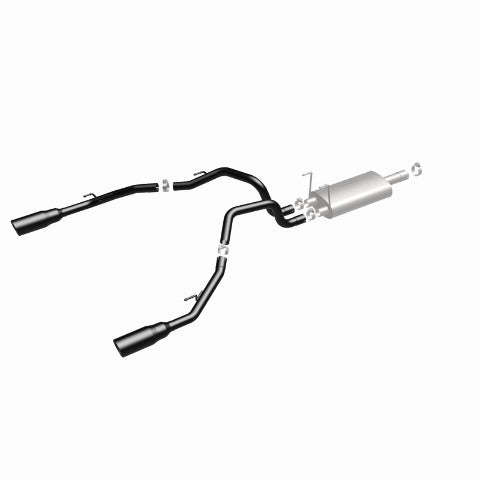 2011-18 Ram 1500 Dual Exhaust Stainless Steel Black Powder Coat 15363 Magnaflow