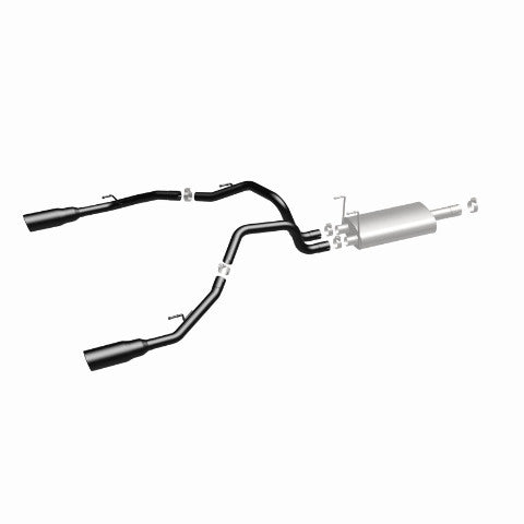 2011-18 Ram 1500 Dual Exhaust Stainless Steel Black Powder Coat 15363 Magnaflow