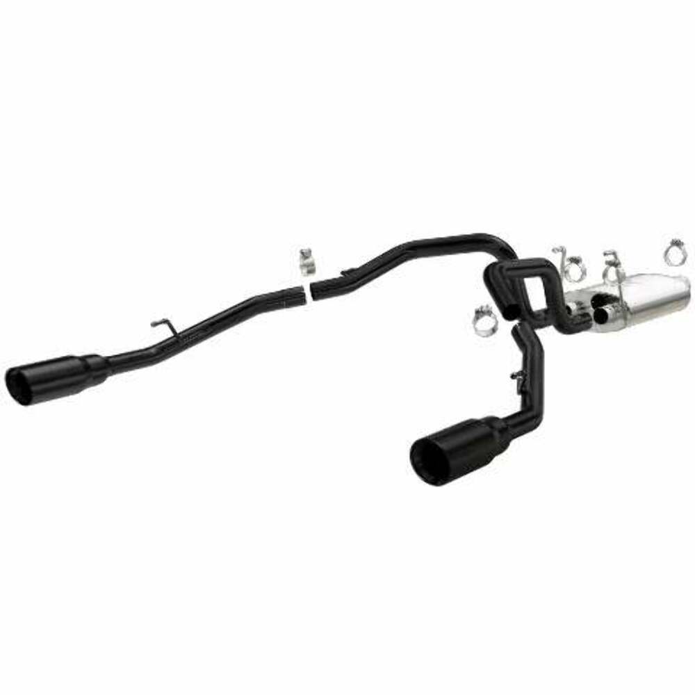 2011-18 Ram 1500 Dual Exhaust Stainless Steel Black Powder Coat 15363 Magnaflow - Cat Back Exhaust Car Part People