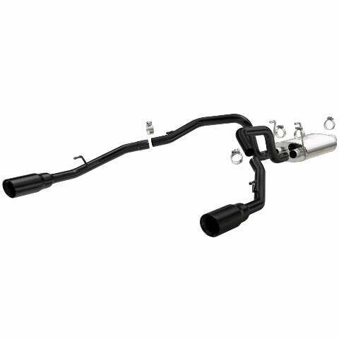 2011-18 Ram 1500 Dual Exhaust Stainless Steel Black Powder Coat 15363 Magnaflow
