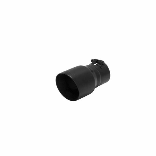 Flowmaster 15377B Exhaust Tip - 4 in. Angle Cut Black Ceramic Coating Fits 3 in.