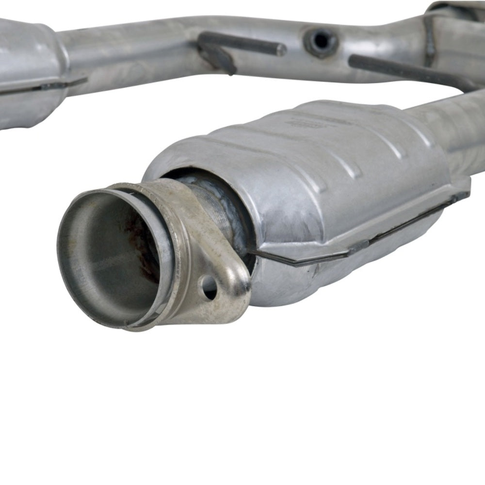 Fits 1996-2004 Mustang GT/Cobra/Mach 1 2.5 Short Mid H Pipe W/Converters-1538 - Car Part People