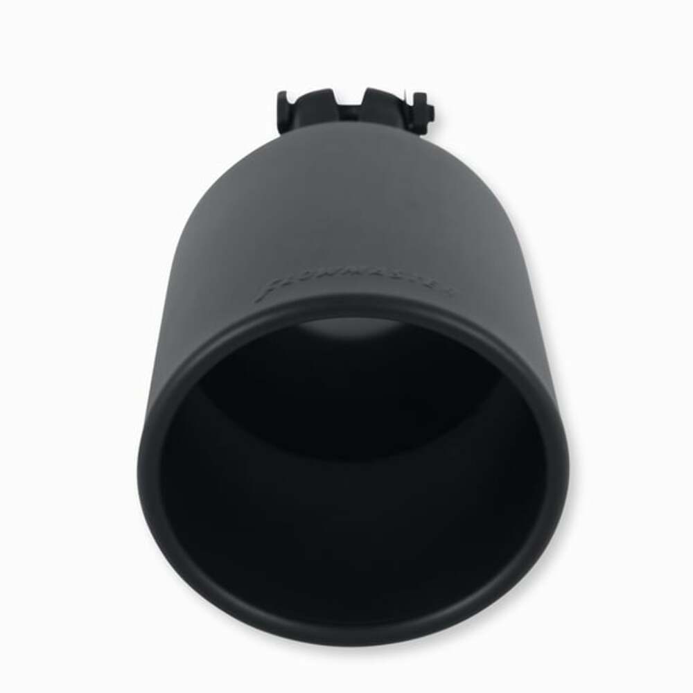 4.5 Black Angle Cut Fits 2.5 Tubing, 11 Long; Exhaust Tips; Flowmaster-15404B