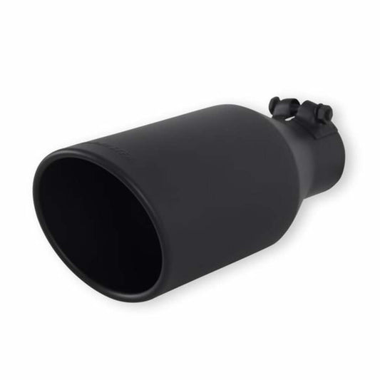 4.5 Black Angle Cut Fits 2.5 Tubing, 11 Long; Exhaust Tips; Flowmaster-15404B