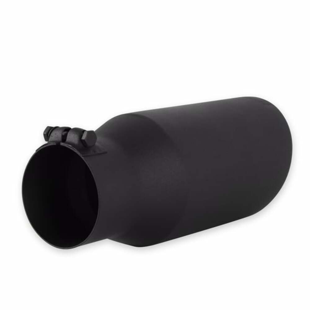 5 Black Angle Cut Fits 3.5 Tubing, 12 Long; Exhaust Tips; Flowmaster-15405B