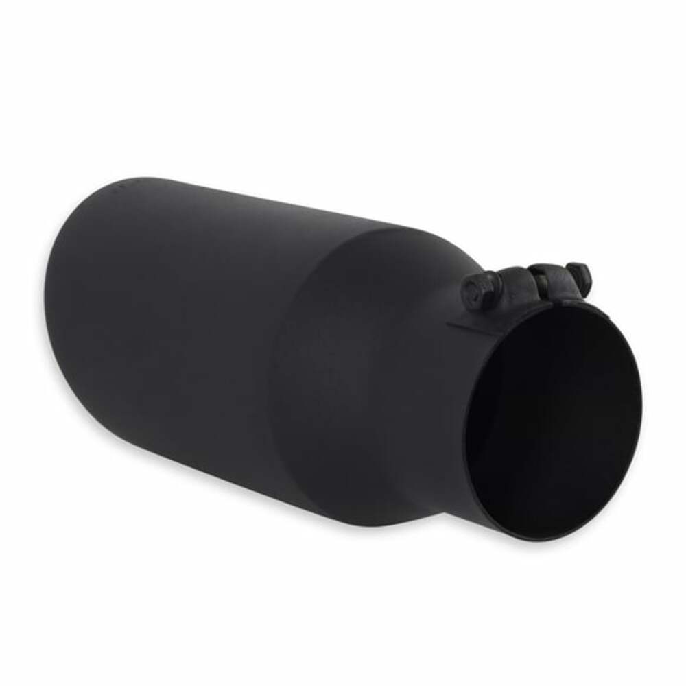 5 Black Angle Cut Fits 3.5 Tubing, 12 Long; Exhaust Tips; Flowmaster-15405B