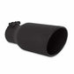 4.5 Black Angle Cut Fits 3 Tubing, 11 Long; Exhaust Tips; Flowmaster-15406B