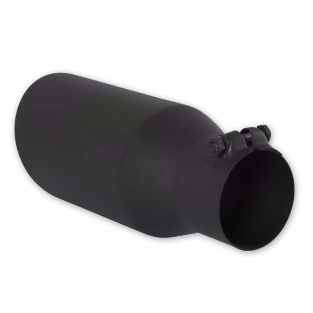 4.5 Black Angle Cut Fits 3 Tubing, 11 Long; Exhaust Tips; Flowmaster-15406B