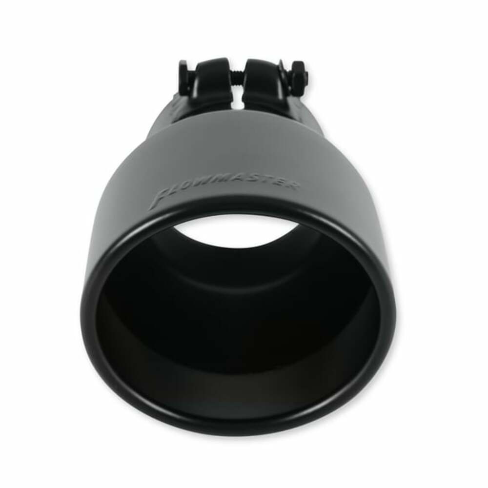 4.5 Black Angle Cut Fits 3 Tubing, 7 Long; Exhaust Tips; Flowmaster-15407B