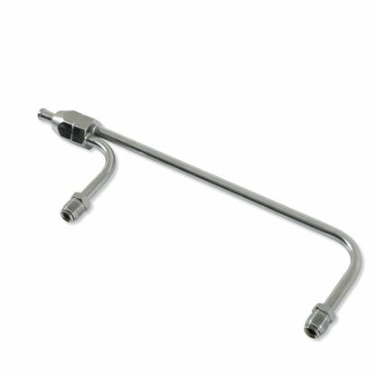 Mr. Gasket 1551 Mr. Gasket Fuel Line - 3/8 Inch Dual Inlet - Chrome