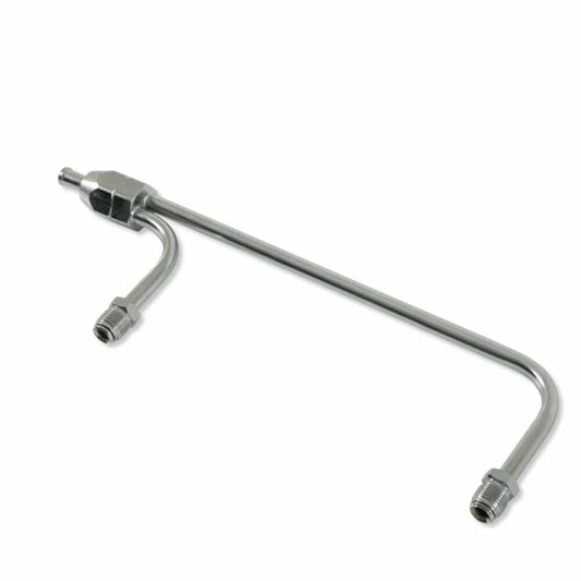 Mr. Gasket 1551 Mr. Gasket Fuel Line - 3/8 Inch Dual Inlet - Chrome