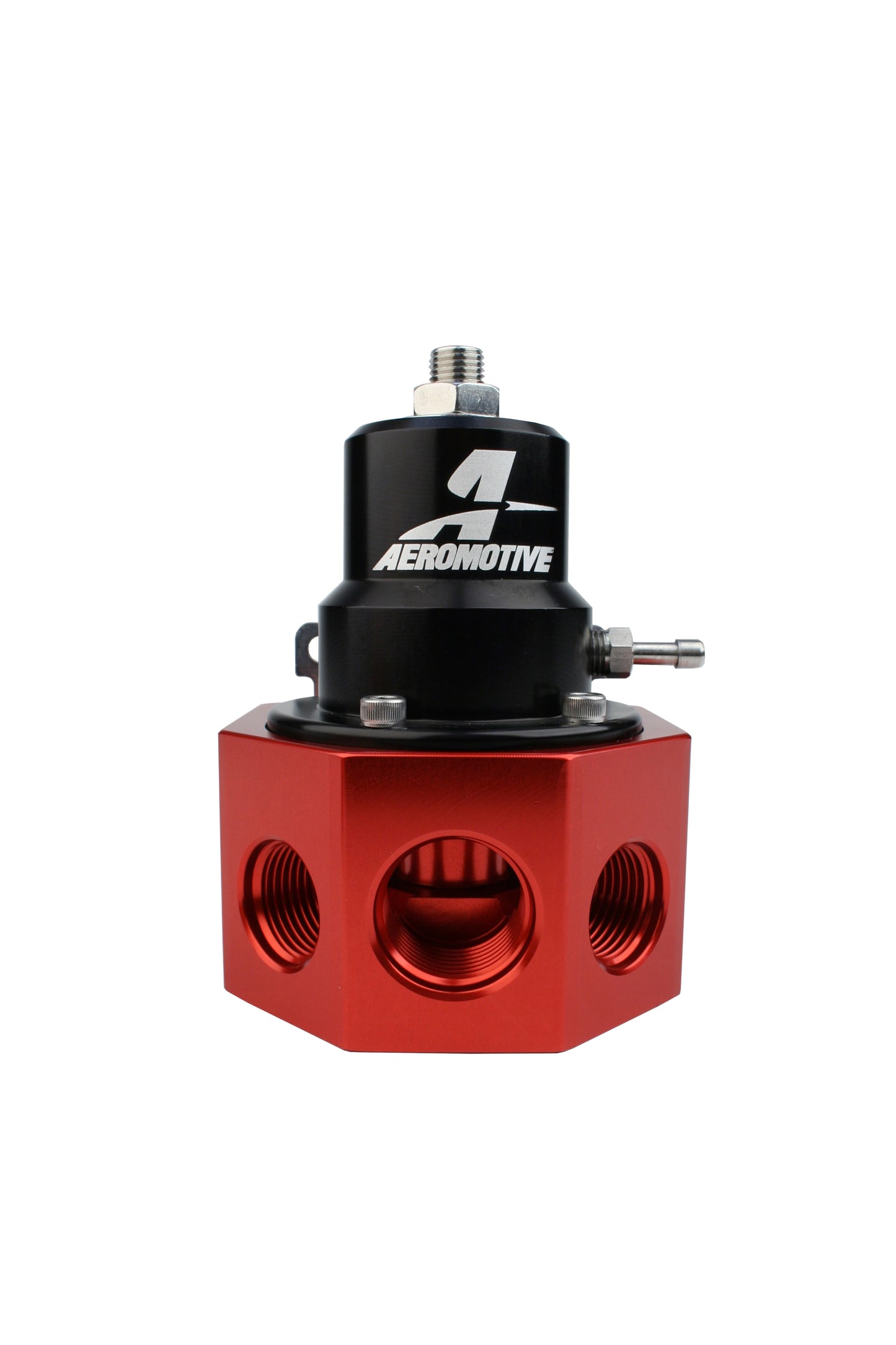 Fuel Pressure Regulator Adjustable Fuel Pressure Universal Fit Aeromotive 13202-BGPL