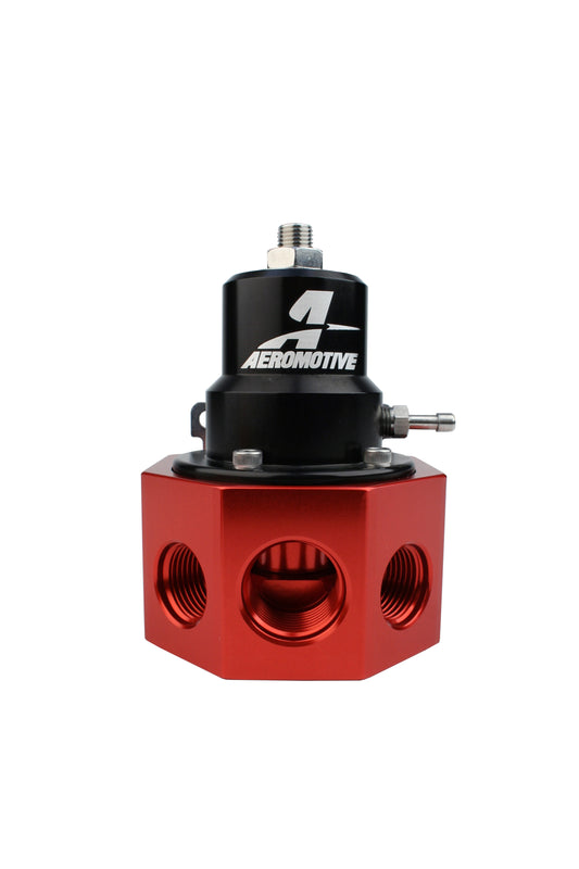 Fuel Pressure Regulator Adjustable Fuel Pressure Universal Fit Aeromotive 13202-BGPL