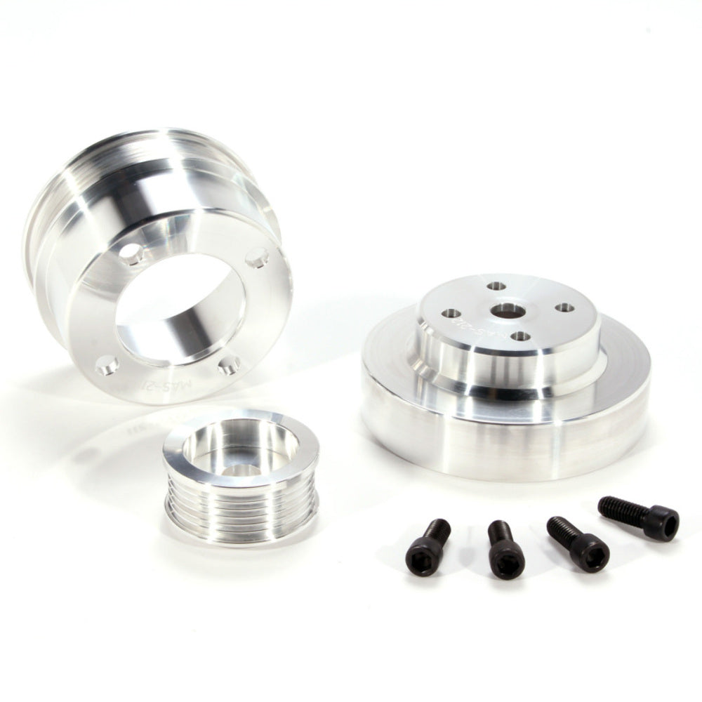 Fits 1979-1993 Mustang 5.0 3 Pc Performance Under Drive Pulley (Billet)-1553 - Car Part People