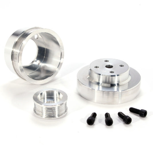 Fits 1979-1993 Mustang 5.0 3 Pc Performance Under Drive Pulley (Billet)-1553 - Car Part People