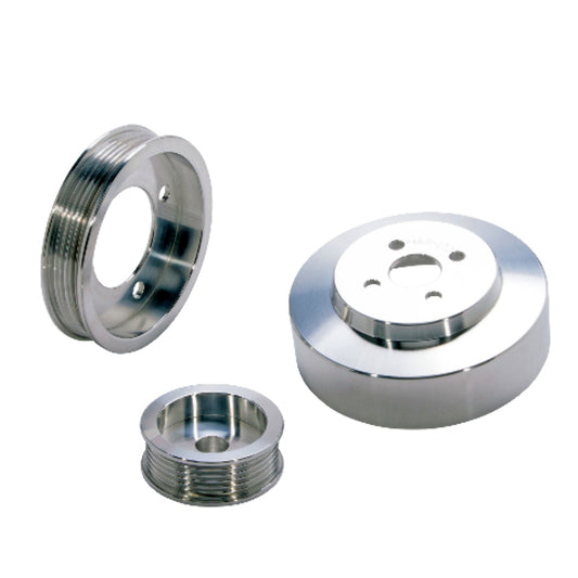 Fits 1994-1995 Mustang 5.0 3 Pc Performance Under Drive Pulley (Billet)-1554 - Car Part People