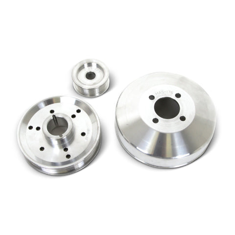 Fits 1996-01 Mustang GT/Cobra 3 Pc Performance Under Drive Pulley (Billet)-1555