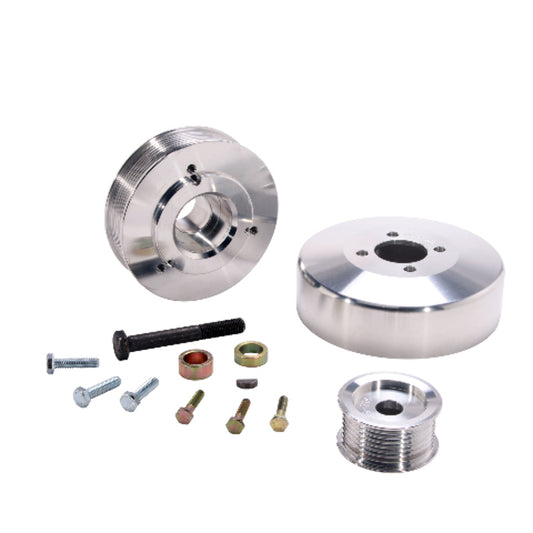 Fits 1997-04 Ford 4.6L/F-Series/Exped 3 Pc Performance Under Drive Pulley-15550 - Car Part People