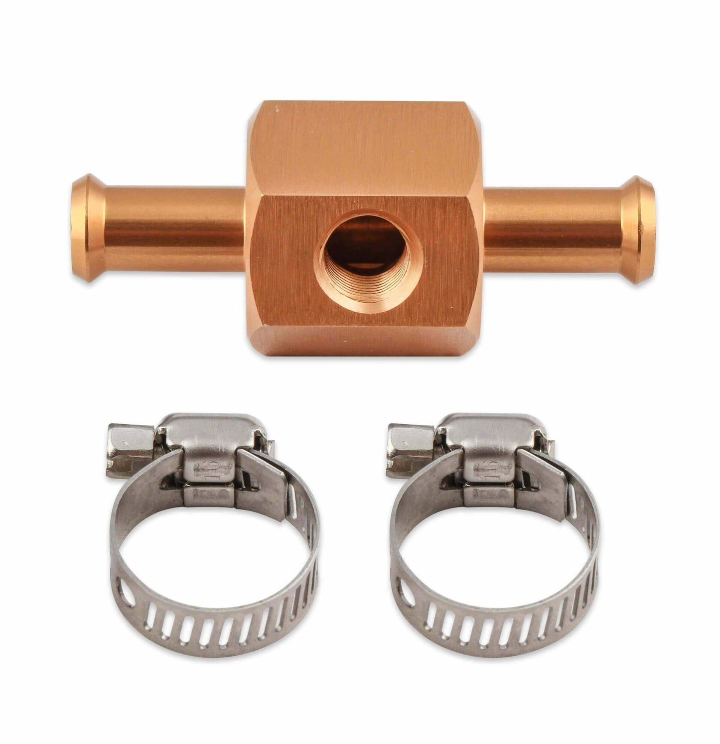 Mr. Gasket Fuel Block with 0-15 PSI Fuel Pressure Gauge - 1560
