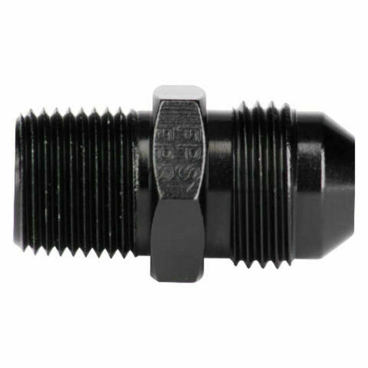 Aeromotive 15616 3/8 NPT to AN-08 Male Flare Adapter Fitting - Fuel Line Fittings and Adapters Car Part People