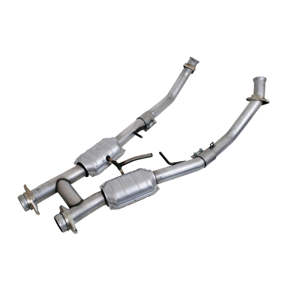 Fits 1994-1995 Mustang GT 2.5 Full H Pipe w/High Flow Catalytic Converters-1563 - Car Part People