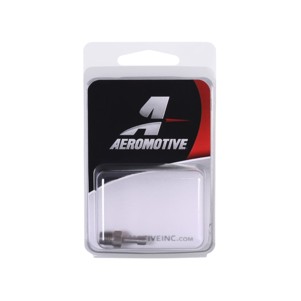 Aeromotive 15630 1/16' NPT to 5/32' Hose Barb SS Vacuum-Boost Fitting - Fuel Line Fittings and Adapters Car Part People