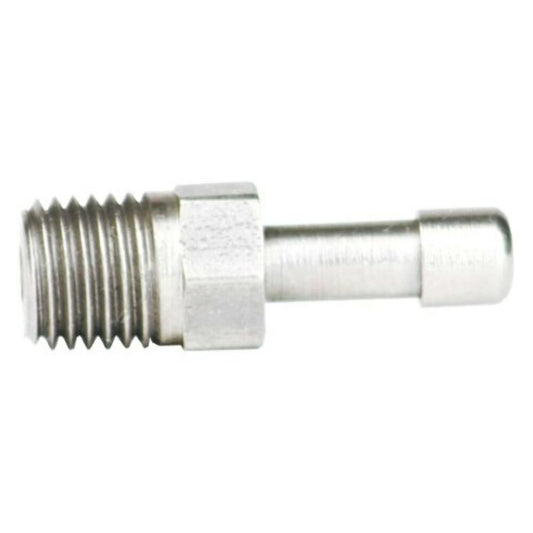 Aeromotive 15630 1/16' NPT to 5/32' Hose Barb SS Vacuum-Boost Fitting - Fuel Line Fittings and Adapters Car Part People