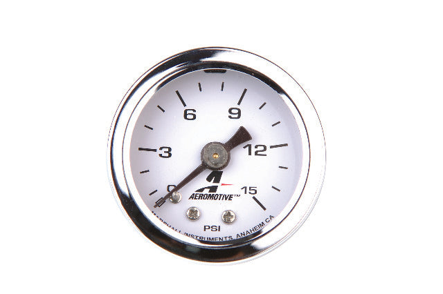 Fuel Pressure Gauge Performance Fuel System Universal Fit Aeromotive 15632-BGPL