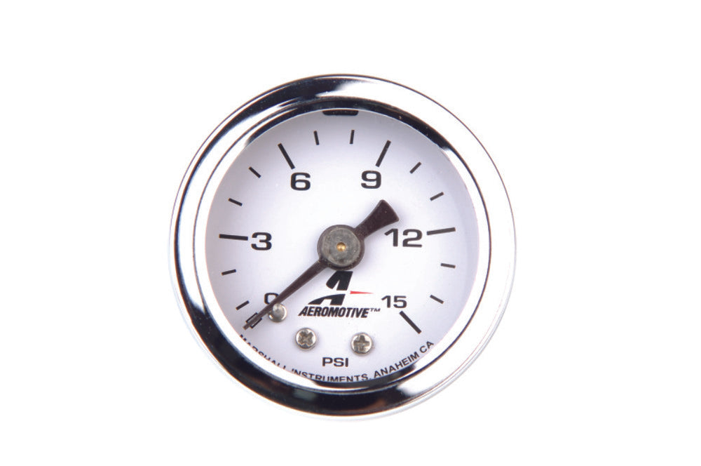 Aeromotive 15632 0-15 psi Fuel Pressure Gauge - Gauges, Clusters, and Clocks Car Part People