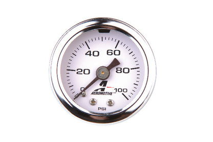Fuel Pressure Gauge Performance Fuel System Universal Fit Aeromotive 15633-BGPL