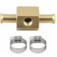 Mr. Gasket Fuel Block with 0-15 PSI Liquid Filled Fuel Pressure Gauge - 1564
