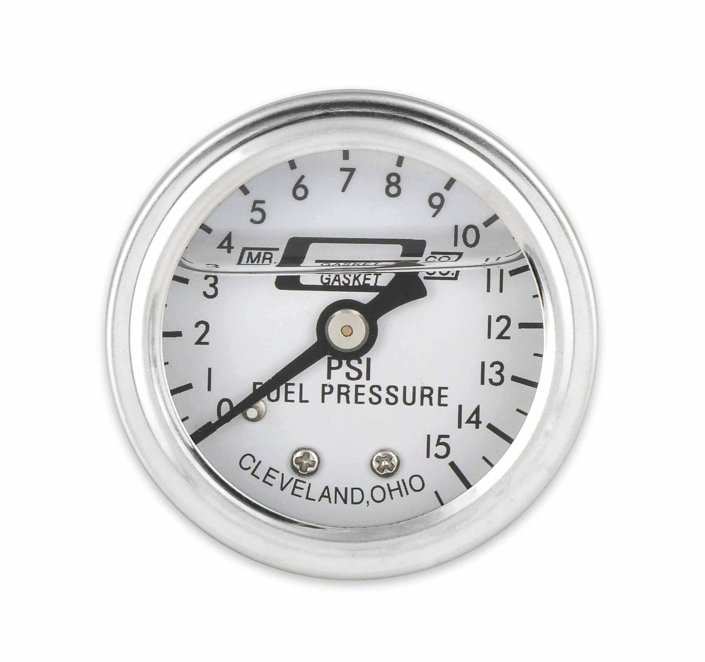 Mr. Gasket Fuel Block with 0-15 PSI Liquid Filled Fuel Pressure Gauge - 1564