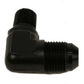 Aeromotive 15667 1/4-MNPT to AN-08 Elbow Fitting, 90-Deg, Black - Fuel Line Fittings and Adapters Car Part People