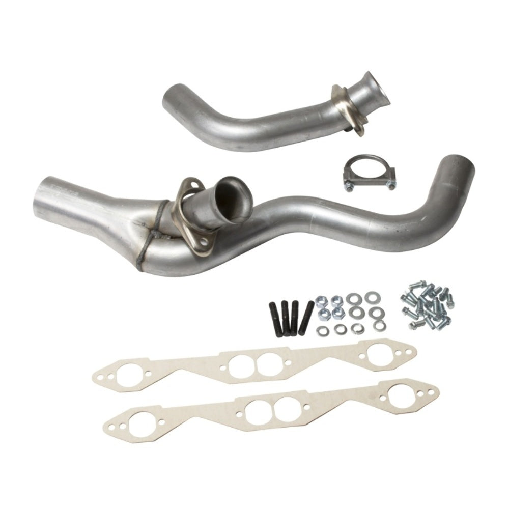 Fits 1994-1995 GM Lt-1 Single Cat 1-5/8 Shorty Headers-Silver Ceramic-15670 - Car Part People