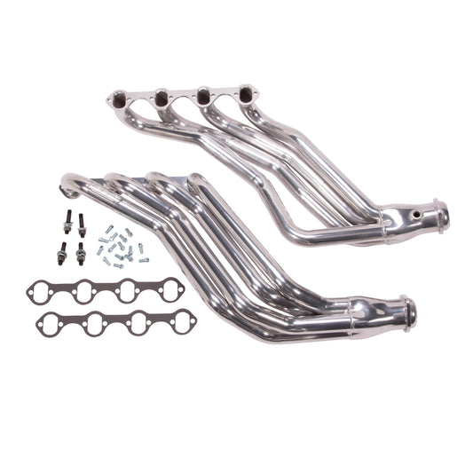 Fits 1986-1993 Mustang 1-3/4 Long Tube 351W Swap Headers (Silver Ceramic)-15690 - Car Part People
