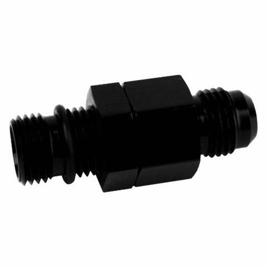 Aeromotive 15694 ORB-06 to AN-06 In-line Gauge Adapter - Fuel Line Fittings and Adapters Car Part People
