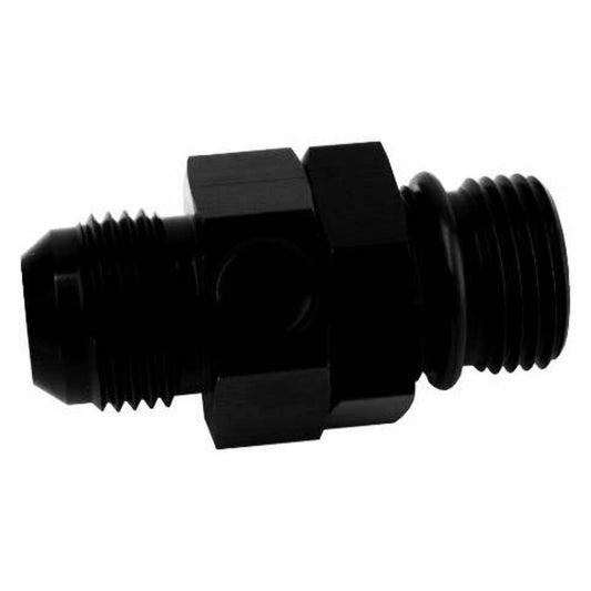 Aeromotive 15696 ORB-10 to AN-10 In-line Gauge Adapter - Fuel Line Fittings and Adapters Car Part People