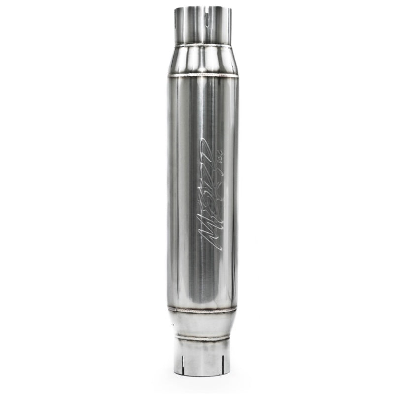 Resonator; 3in. Inlet; Outlet;16in. body; 20in. overall; T304 - R1013 - Performance Mufflers Car Part People