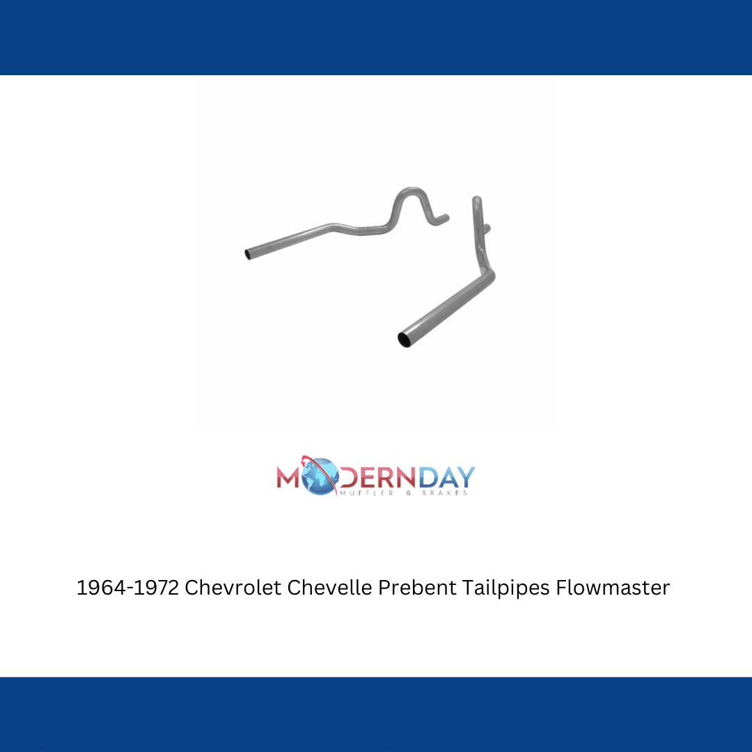 1964-1972 Chevrolet Chevelle Prebent Tailpipes Flowmaster 15802